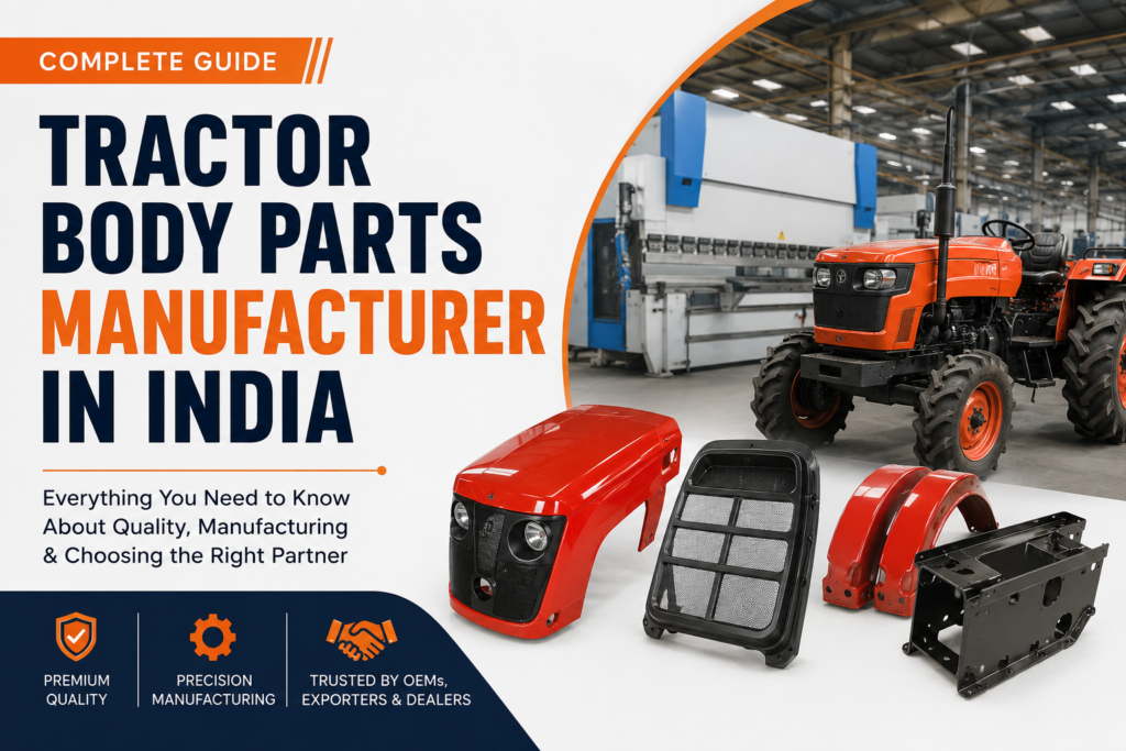 Tractor body parts manufacturer