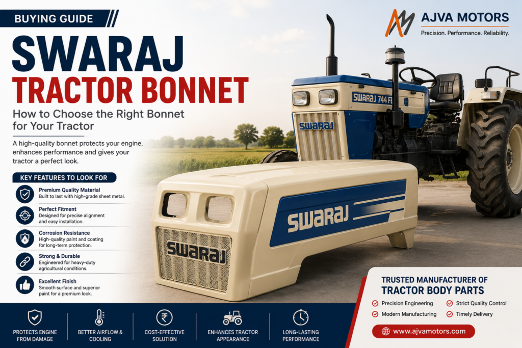 swaraj tractor bonnet