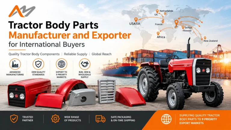 Tractor body parts manufacturer and exporter